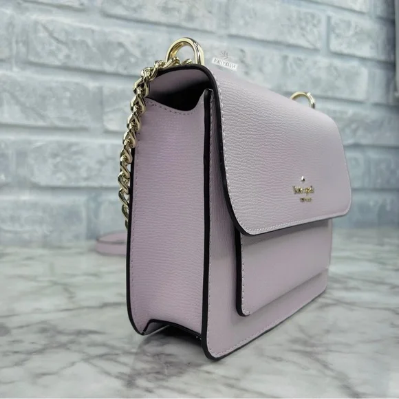 Kate Spade Remi Flap Chain Crossbody Shoulder Bag In Lilac Moon - Picture 3 of 13